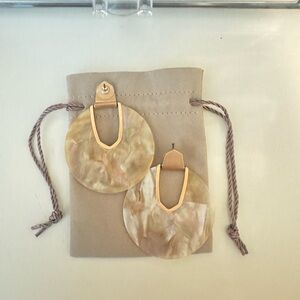 Gold Kendra Scott Statement Earrings